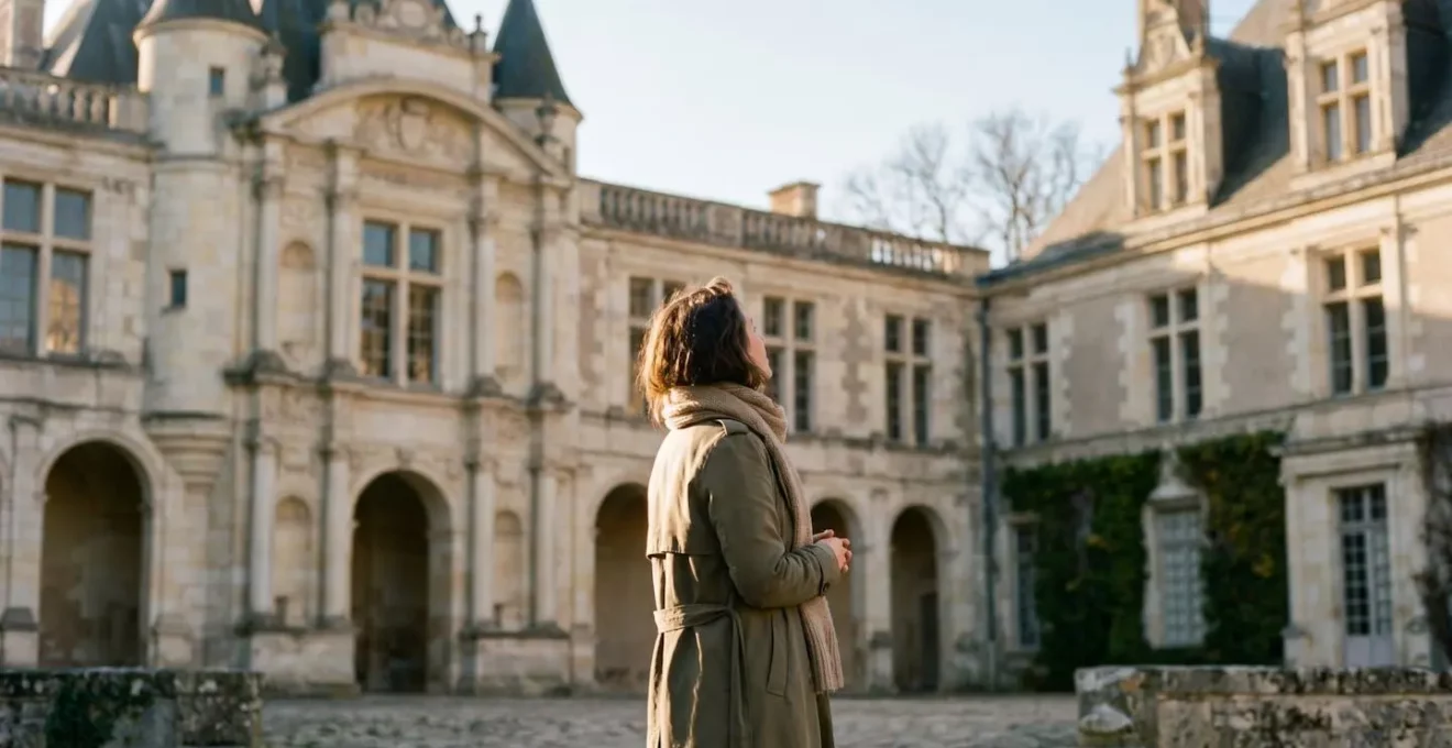 Château Renaissance français dans un écrin de verdure paisible